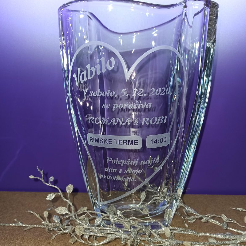 Vabilo na steklenih izdelkih (po dogovoru)