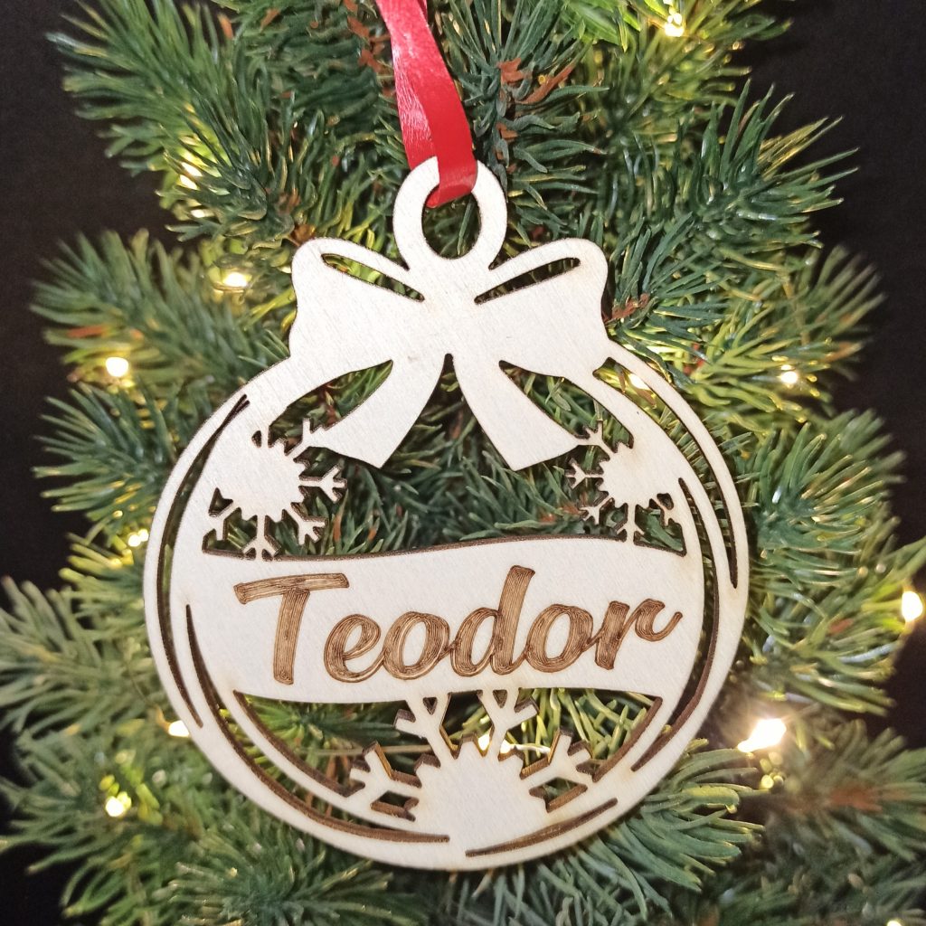 Božični okrasek - personaliziran